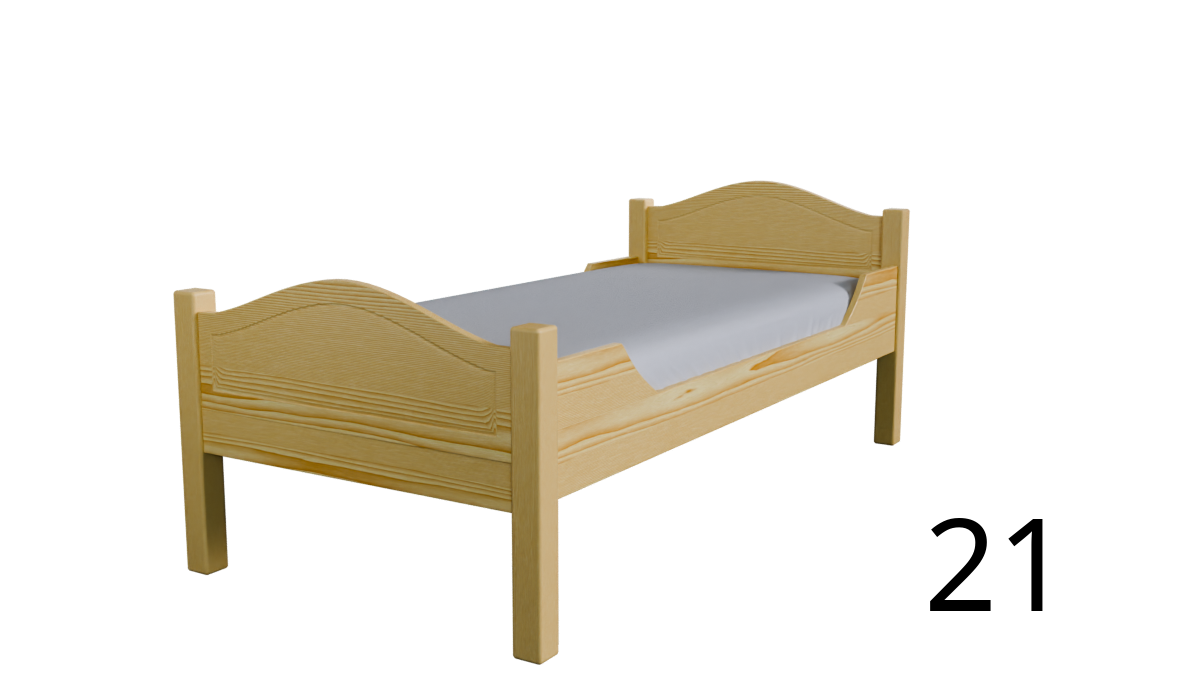 Łóżko sosnowe nr 21 i 22