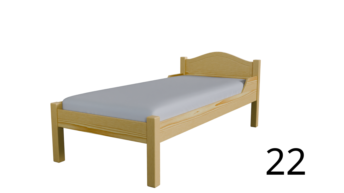 Łóżko sosnowe nr 21 i 22 - obrazek 2