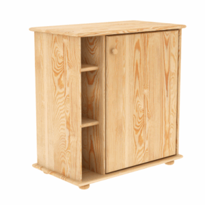 Stolik sosnowy RTV drzwi