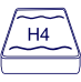 twardo materaca H4