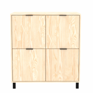 Nowoczesna komoda sosnowa 4 D